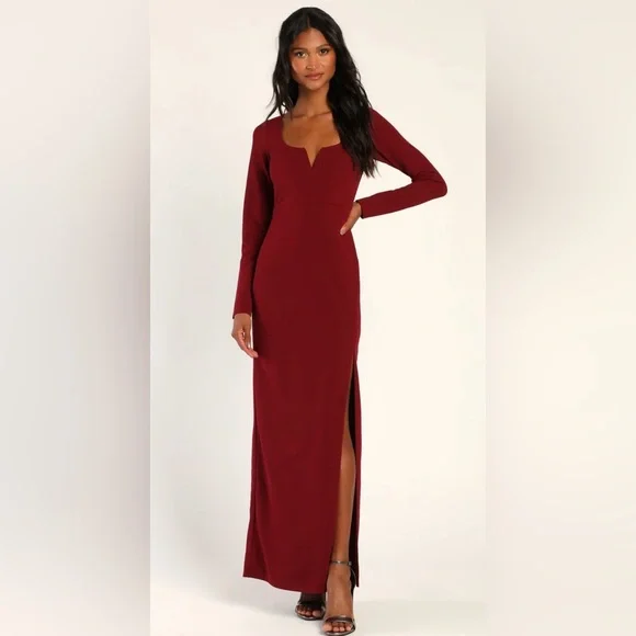 Lulus | Dresses | Nwt Lulus True Love Lasts Burgundy Long Sleeve Backless Maxi Dress | Poshmark Lulus | Dresses | Nwt Lulus True Love Lasts Burgundy Long Sleeve Backless Maxi Dress | Poshmark